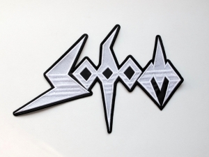 SODOM [white] -- Embroidered Backpatch 