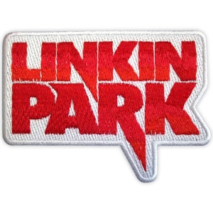LINKIN PARK - RED LOGO [iron on] -- Embroidered  Patch 