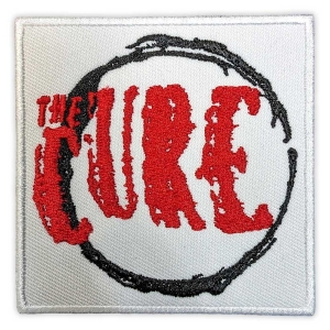 THE CURE - Circle Logo [iron on] -- Embroidered  Patch