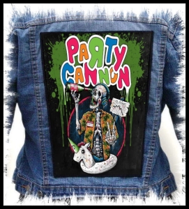 PARTY CANNON - Hello My Name Is... -- Backpatch