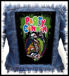 PARTY CANNON - Vominic -- Backpatch