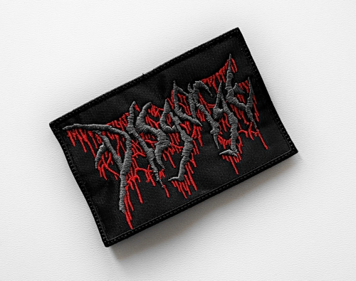 DISGORGE - Bloody Logo -- Embroidered Patch.JPG
