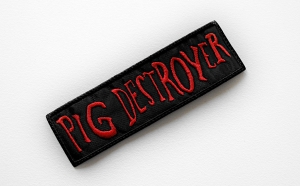 Naszywka PIG DESTROYER - Logo [red]
