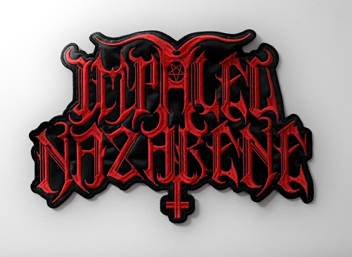 IMPALED NAZARENE - Logo [red] -- Embroidered Backpatch.JPG