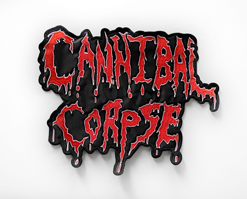 CANNIBAL CORPSE - Logo [red] -- Embroidered Backpatch.JPG