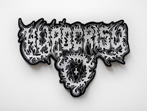 HYPOCRISY - Logo [white] -- Embroidered Backpatch