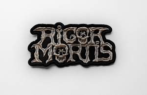 RIGOR MORTIS - Bone Logo -- Embroidered Patch