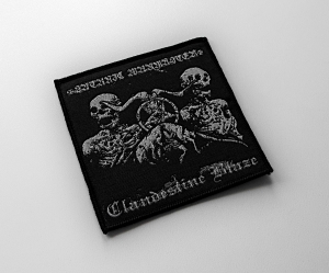 CLANDESTINE BLAZE x SATANIC WARMASTER - Untitled [black] -- Woven Patch