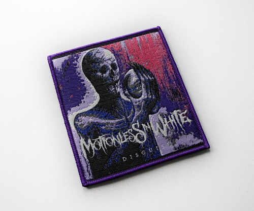 MOTIONLESS IN WHITE - Disguise [purple] -- Woven Patch.JPG