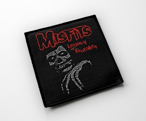MISFITS - Legacy Of Brutality [black] -- Woven Patch