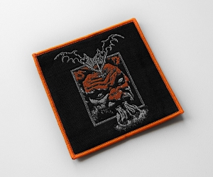 MORTEM - The Devil Speaks In Tongues [orange] -- Woven Patch