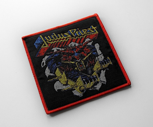 JUDAS PRIEST - Defenders Of The Faith [red] -- Woven Patch.JPG