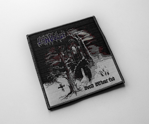 CONVULSE - World Without God [grey] -- Woven Patch.jpg