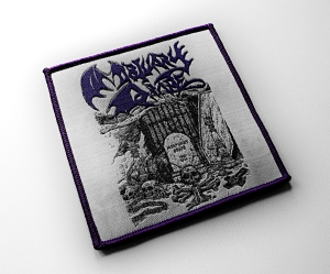 MORTUARY DRAPE - Mortuary Drape [purple] -- Woven Patch