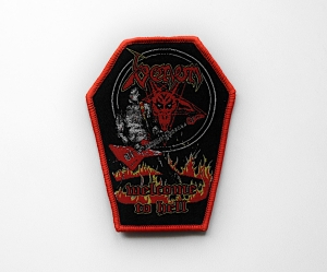 Naszywka VENOM - Welcome To Hell [red coffin]