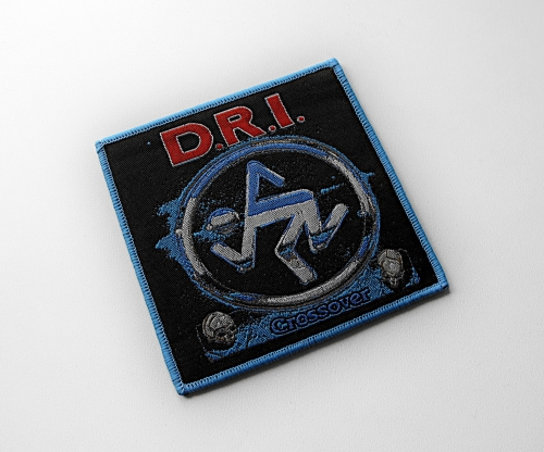 D.R.I. [Dirty Rotten Imbeciles] - Crossover [blue] -- Woven Patch.jpg