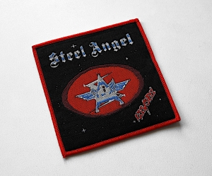 STEEL ANGEL - Kiss Of Steel [red] -- Woven Patch