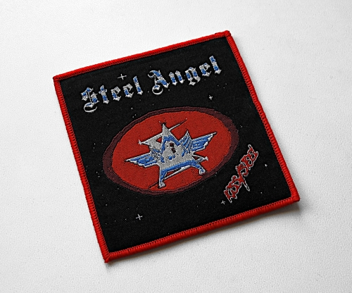 STEEL ANGEL - Kiss Of Steel [red] -- Woven Patch.jpg