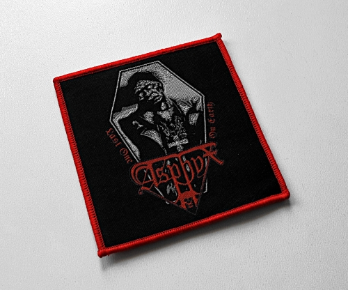 ASPHYX - Last One On Earth [red] -- Woven Patch.jpg