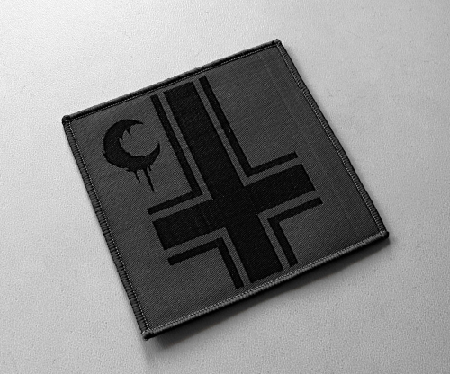 LEVIATHAN - Howl Mockery At The Cross [grey] -- Woven Patch.JPG