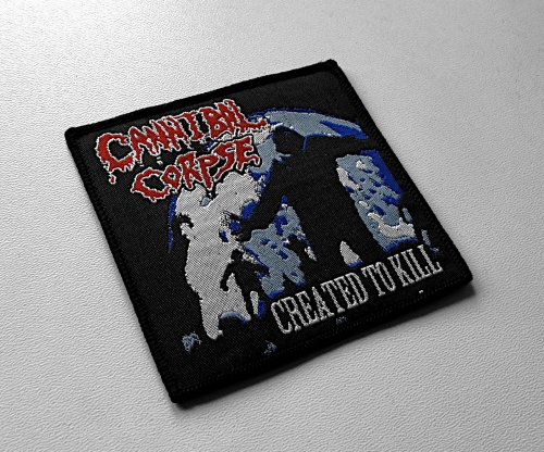 CANNIBAL CORPSE - Created To Kill [black] -- Woven Patch.JPG