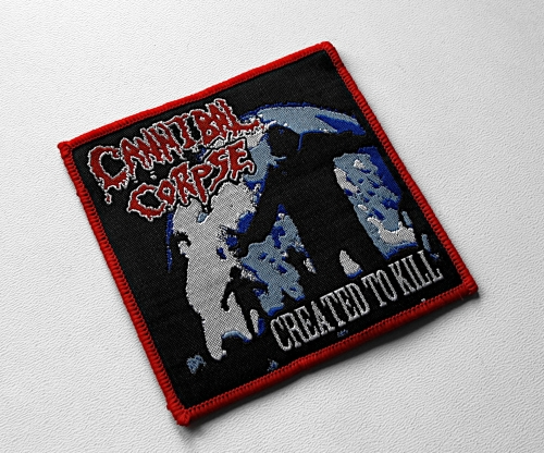 CANNIBAL CORPSE - Created To Kill [red] -- Woven Patch.JPG