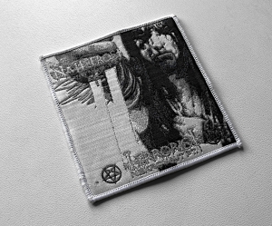 NATTEFROST - Terrorist Nekronaut Pt. [white] -- Woven Patch