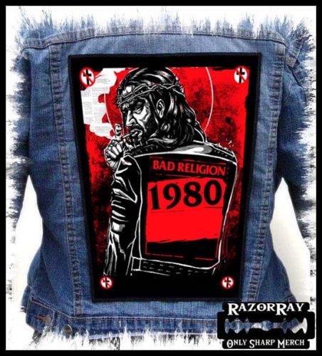 BAD RELIGION - 1980 -- backpatch backpatch.jpg