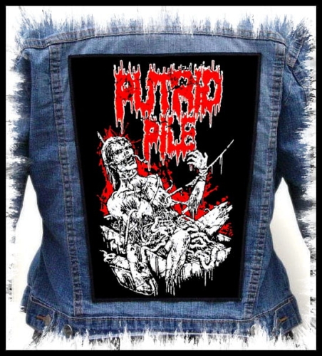 PUTRID PILE - Pile Of Flesh -- backpatch back patch.jpg