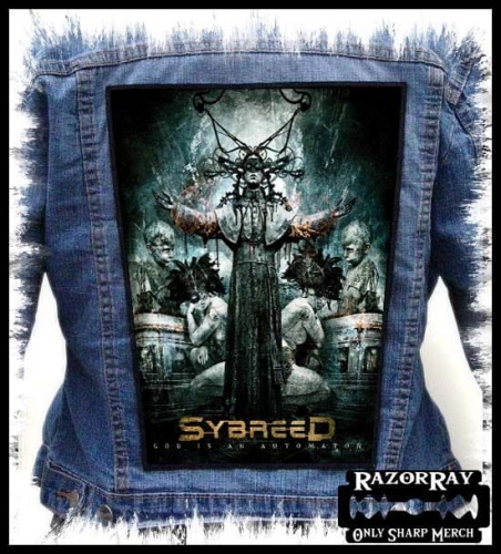 SYBREED - God Is an Automaton -- backpatch back patch.jpg