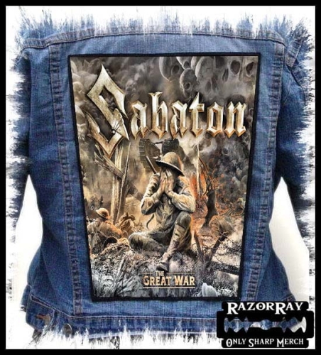 SABATON - The Great War -- backpatch back patch.jpg