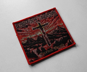 CROWN OF THORNS - Eternal Death [red] -- Woven Patch