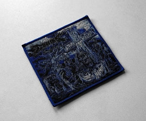 COFFINS - Buried Death [blue] -- Woven Patch