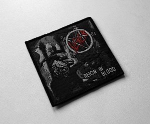 SLAYER - Reign In Blood [black] -- Woven Patch