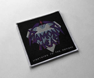 Naszywka DIAMOND HEAD - Lightning To The Nations [white]