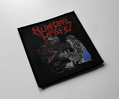 MUNICIPAL WASTE - Vomit [black] -- Woven Patch.jpg