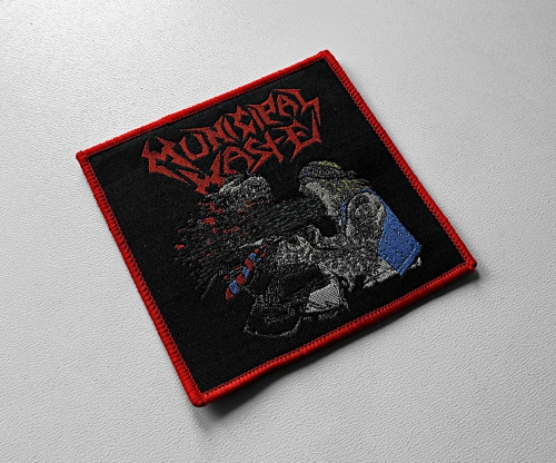 MUNICIPAL WASTE - Vomit [red] -- Woven Patch.jpg