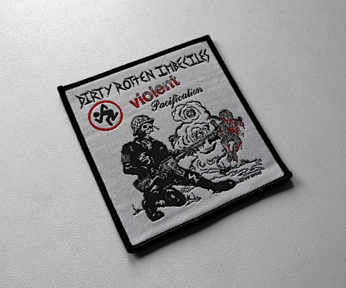 D.R.I. [Dirty Rotten Imbeciles] - Violent Pacification [black] -- Woven Patch.jpg