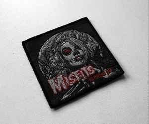 THE MISFITS - Vampire Girl [black] -- Woven Patch