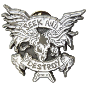 Przypinka METALLICA - SEEK & DESTROY