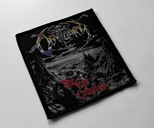 OBITUARY - The End Complete [black] -- Woven Patch.jpg