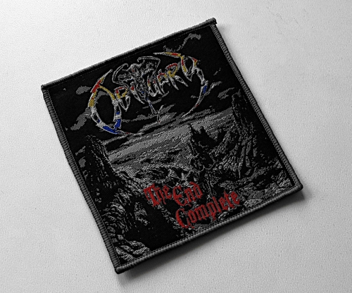 OBITUARY - The End Complete [grey] -- Woven Patch.jpg