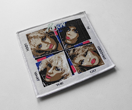 POISON - Look What The Cat Dragged In [white] -- Woven Patch.jpg