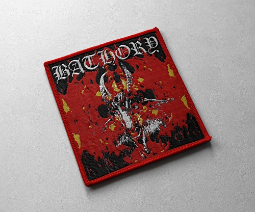 BATHORY - Bathory Goat [red] -- Woven Patch.jpg