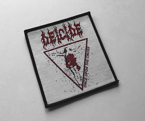 DEICIDE - Once Upon The Cross [black] -- Woven Patch.jpg.jpg