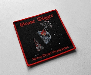 Naszywka GRAVE DIGGER - Heavy Metal Breakdown [red]