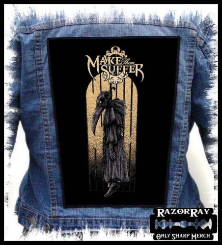MAKE THEM SUFFER - Plague Doctor -- backpatch back patch.jpg