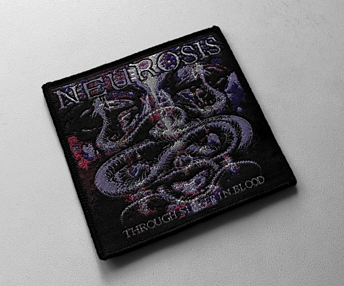 NEUROSIS - Through Silver In Blood [black] -- Woven Patch.JPG