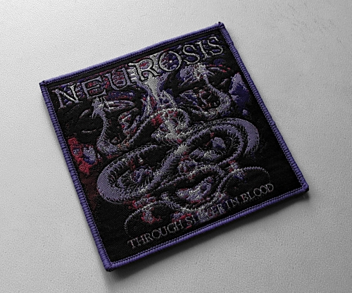 NEUROSIS - Through Silver In Blood [purple] -- Woven Patch.JPG