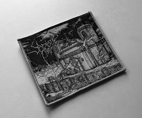SADISTIC INTENT - Resurrection of the Ancient Black Earth [white] -- Woven Patch.JPG